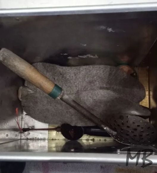 Зимний рыболовный ящик СССР